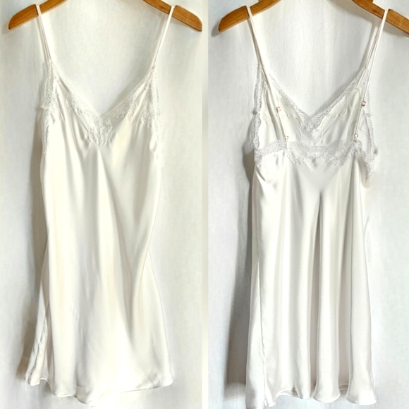 Victoria’s Secret White Floral Lace Slip Dress - Picture 9 of 16